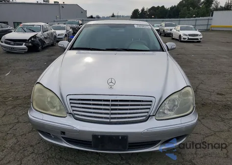 2005 Mercedes-Benz S 500 из США, поврежденный, VIN WDBNG75J55A453512